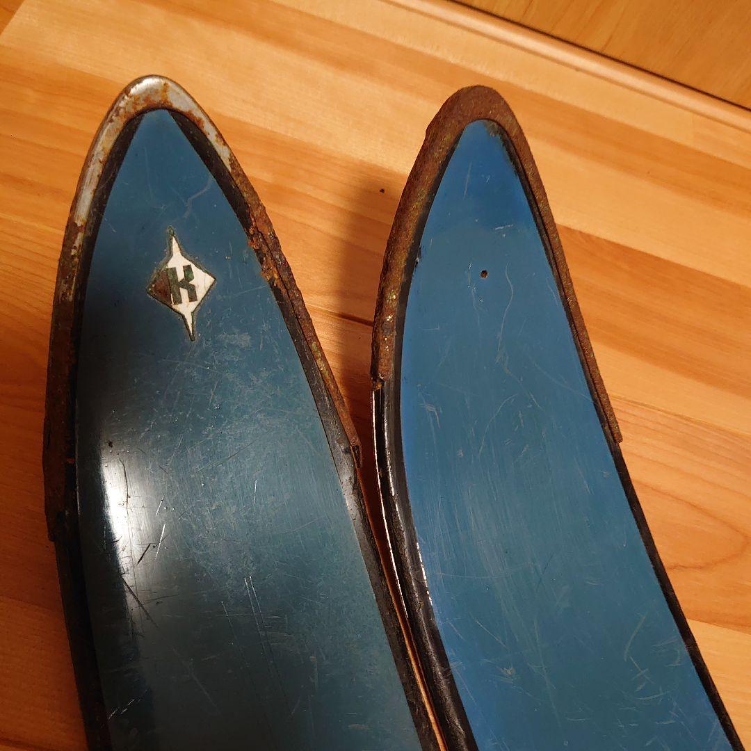 昭和レトロ　スキー板　カザマ　KAZAMA 超ロング　205cm 　希少