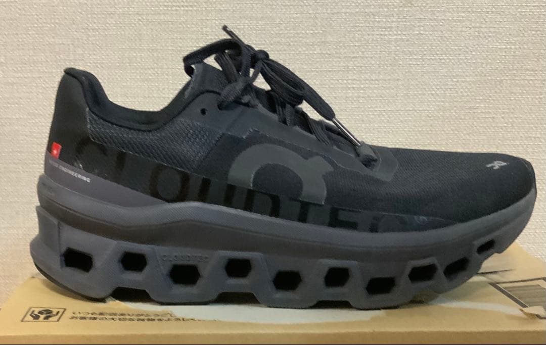 On オン Cloudmonster クラウドモンスター 黒 24㎝　美品