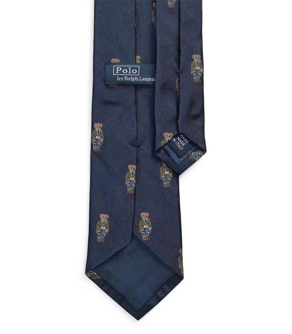 ラルフローレン　ネクタイ　シルク　ポロベア　Polo ベア シルクツイル タイ