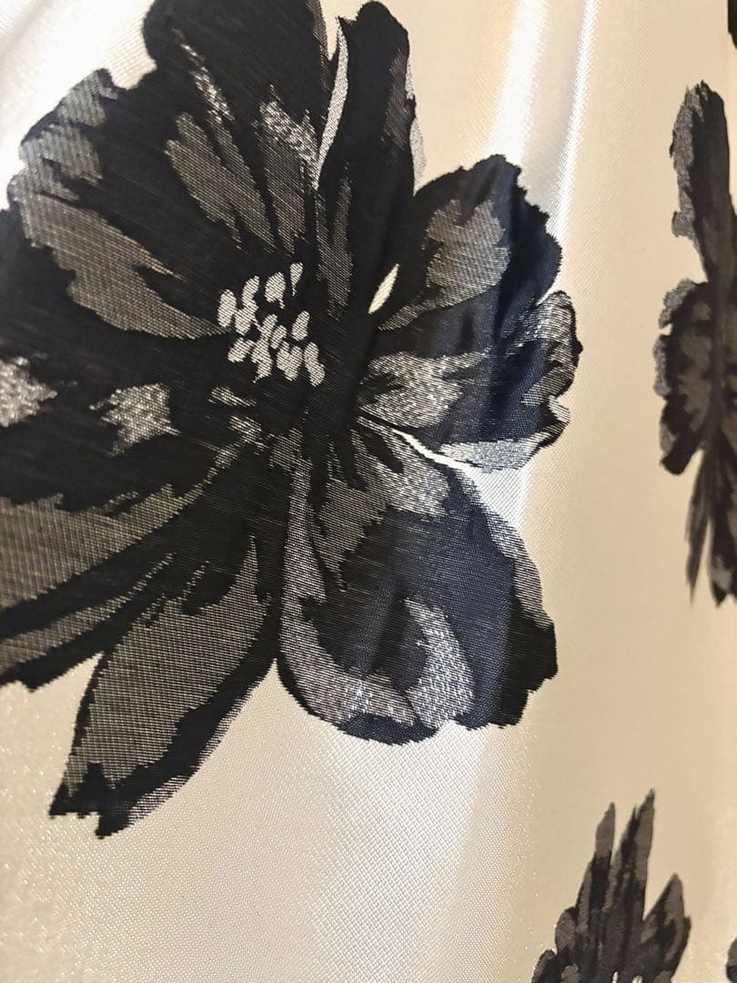 【新品未使用タグ付】allureville ラメフラワージャガードスカート