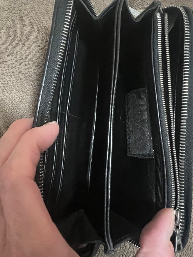 ビルウォール　シャイニー　アリゲーター　ウォレット　長財布　bwl BWL us