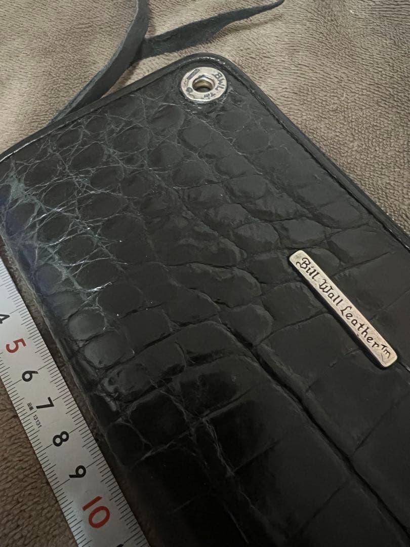ビルウォール　シャイニー　アリゲーター　ウォレット　長財布　bwl BWL us