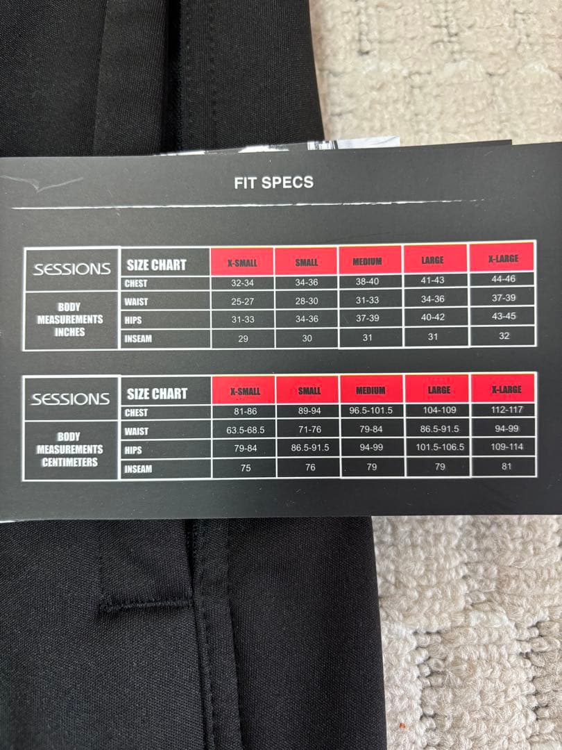 新品セッションズスノーボードウェア　パンツメンズXL SESSIONS