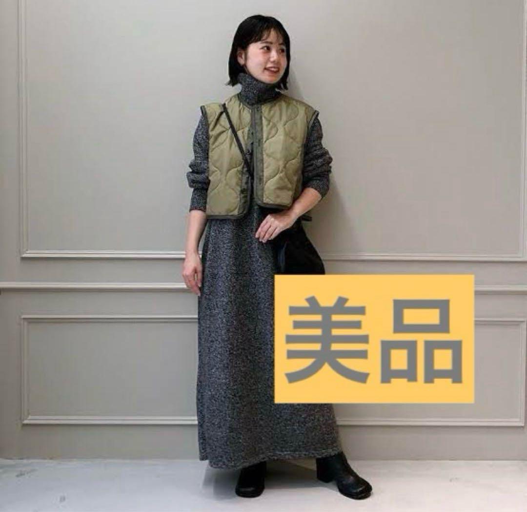 HYKE 美品⭐️ハイクキルティングベストQUILTED CROPPED VEST