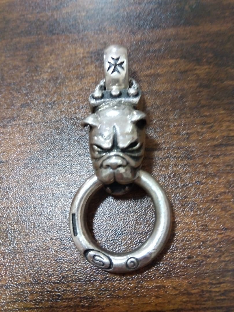 特大ブルドックネックレス シルバー925 ブリンブリン ヒップホップ 格闘技