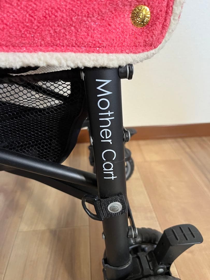 マザーカート ミニバギーパリエロ キャリーカートペットカート ピンクゴールド