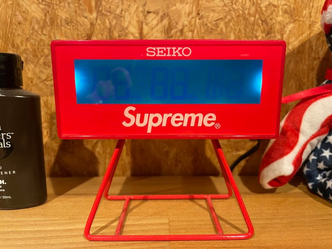 ジャンク品　Supreme SEIKO マラソンクロック