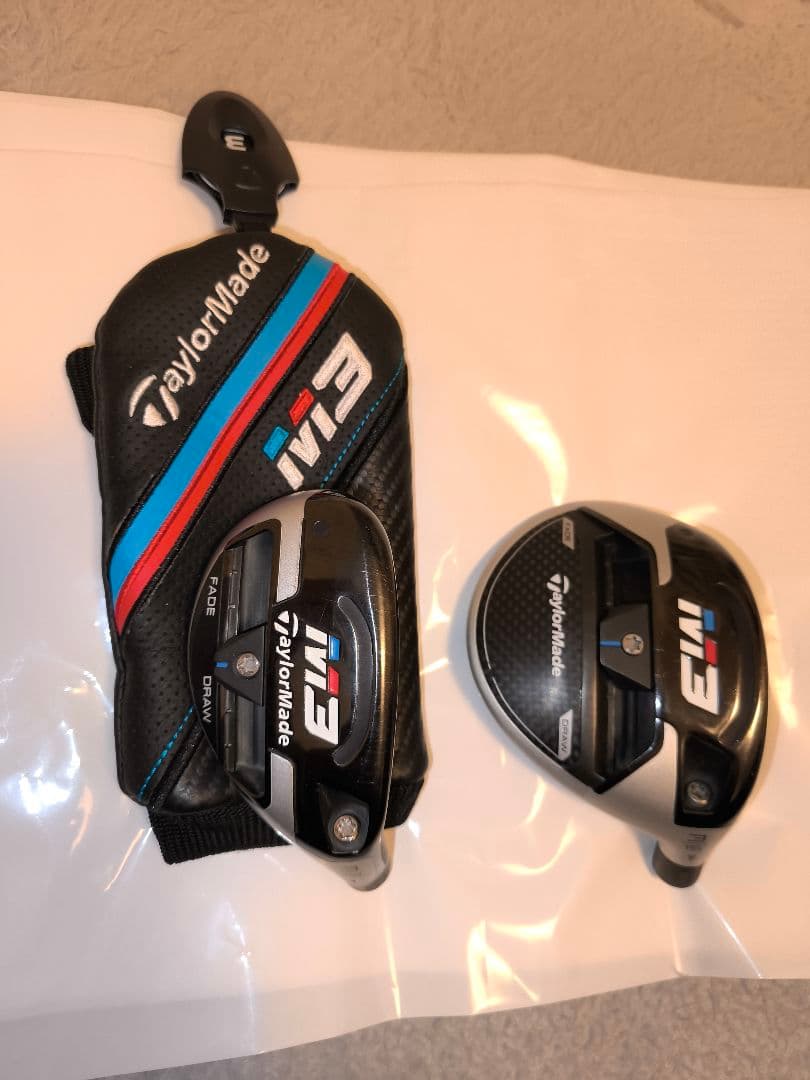 テーラーメイド M3 フェアウェイウッド3w 15°、ユーティリティ3u 19°