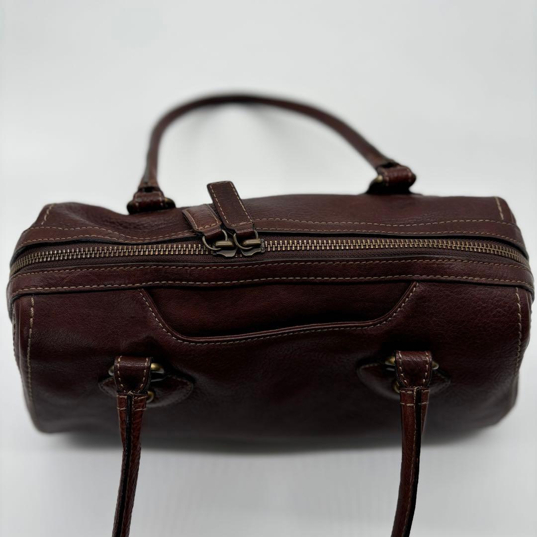 土屋鞄製造所 トーンオイルヌメ ミニボストンバッグ　男女兼用　ユニセックス