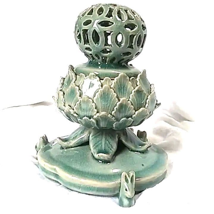 香 炉 高麗青磁 海青 作