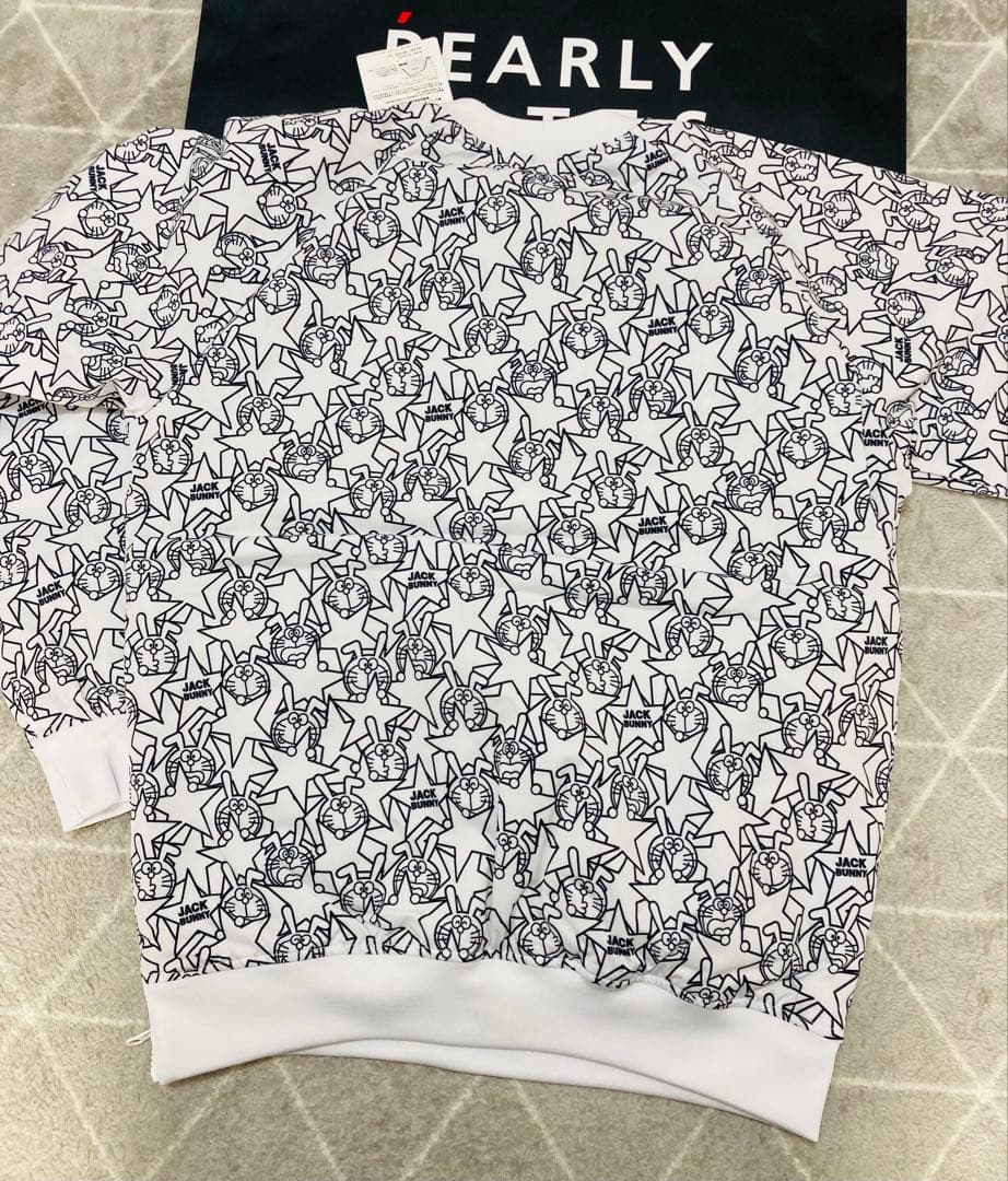 新品 ジャックバニー ドラえもん ラミネートタフタ中綿スニードジャック（4）M白