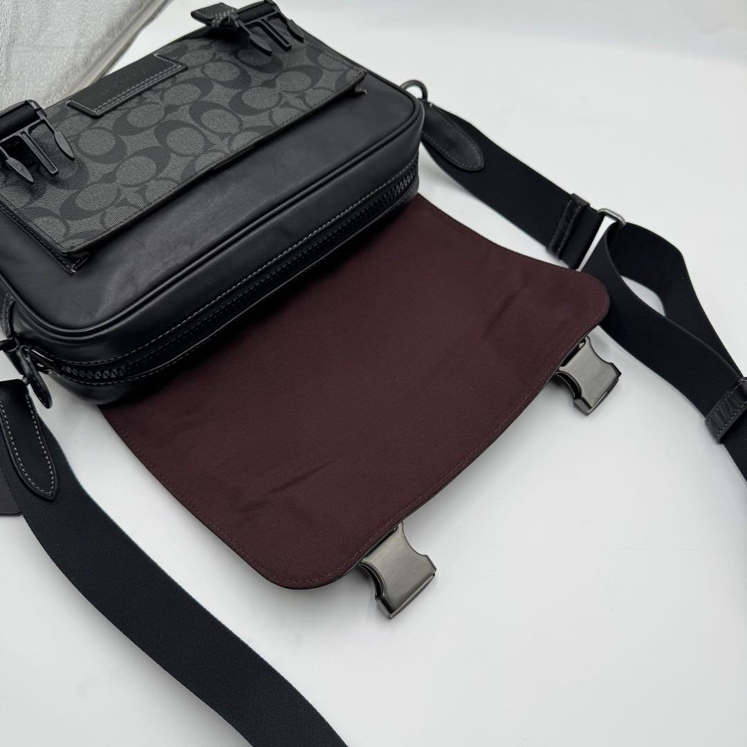 極美品✨ コーチ メッセンジャーバッグ トラック ディズニー ヴィランズ 黒