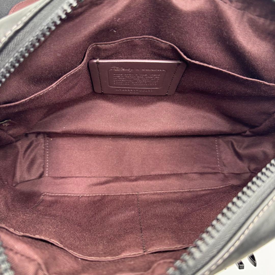 極美品✨ コーチ メッセンジャーバッグ トラック ディズニー ヴィランズ 黒