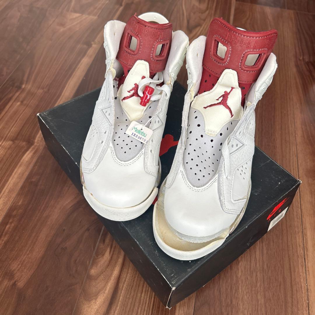 【ジャンク品】新品未使用　ナイキ エアジョーダン6 マローン　25.0