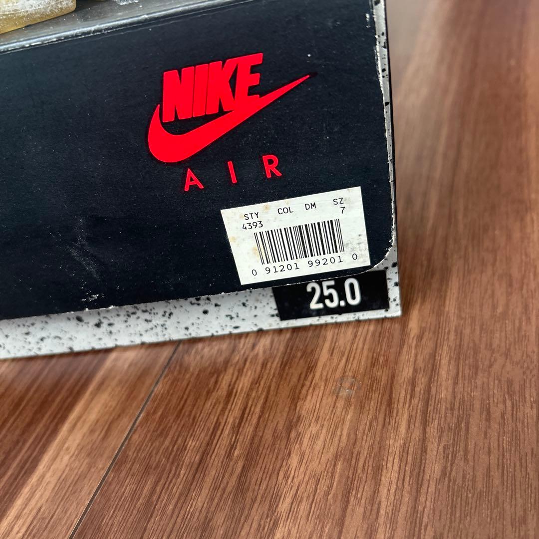 【ジャンク品】新品未使用　ナイキ エアジョーダン6 マローン　25.0