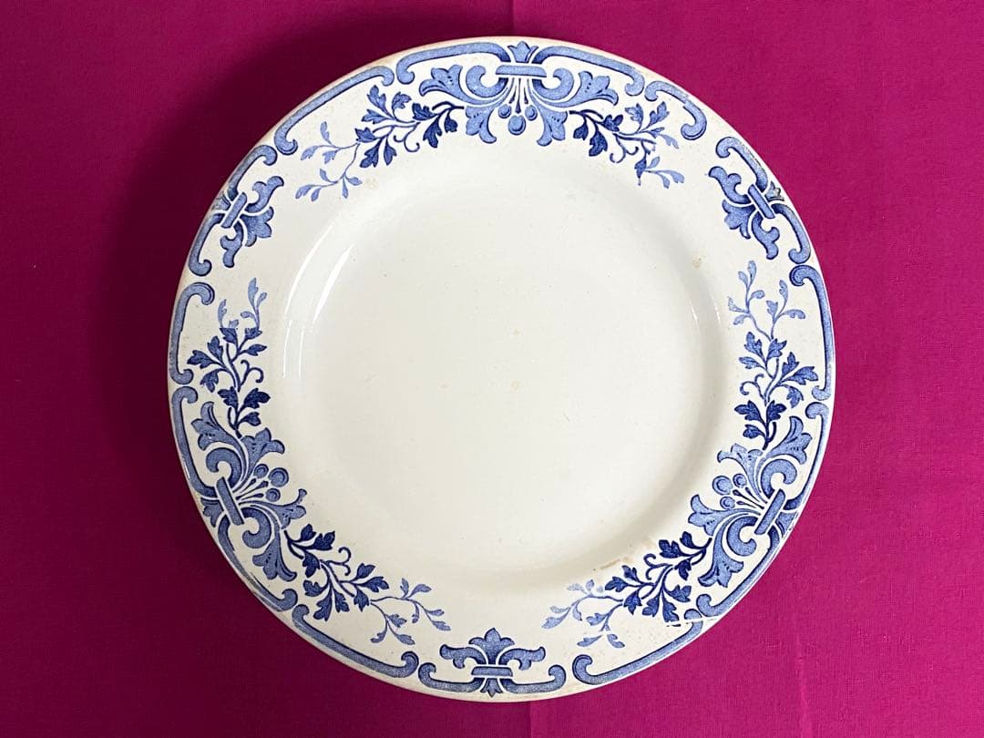 フランス LUNEVILLE « MAJUNGA »コンポート皿