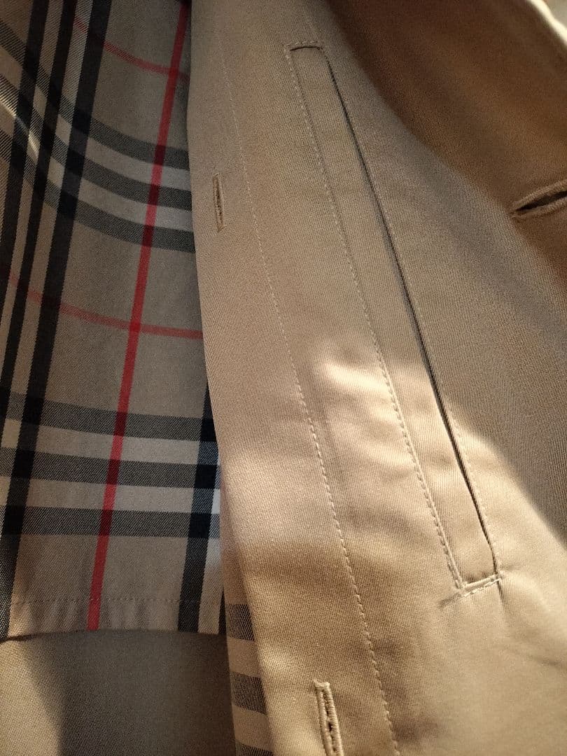 【BURBERRY】日本製トレンチコート チェック柄ライナー　ペチコート付