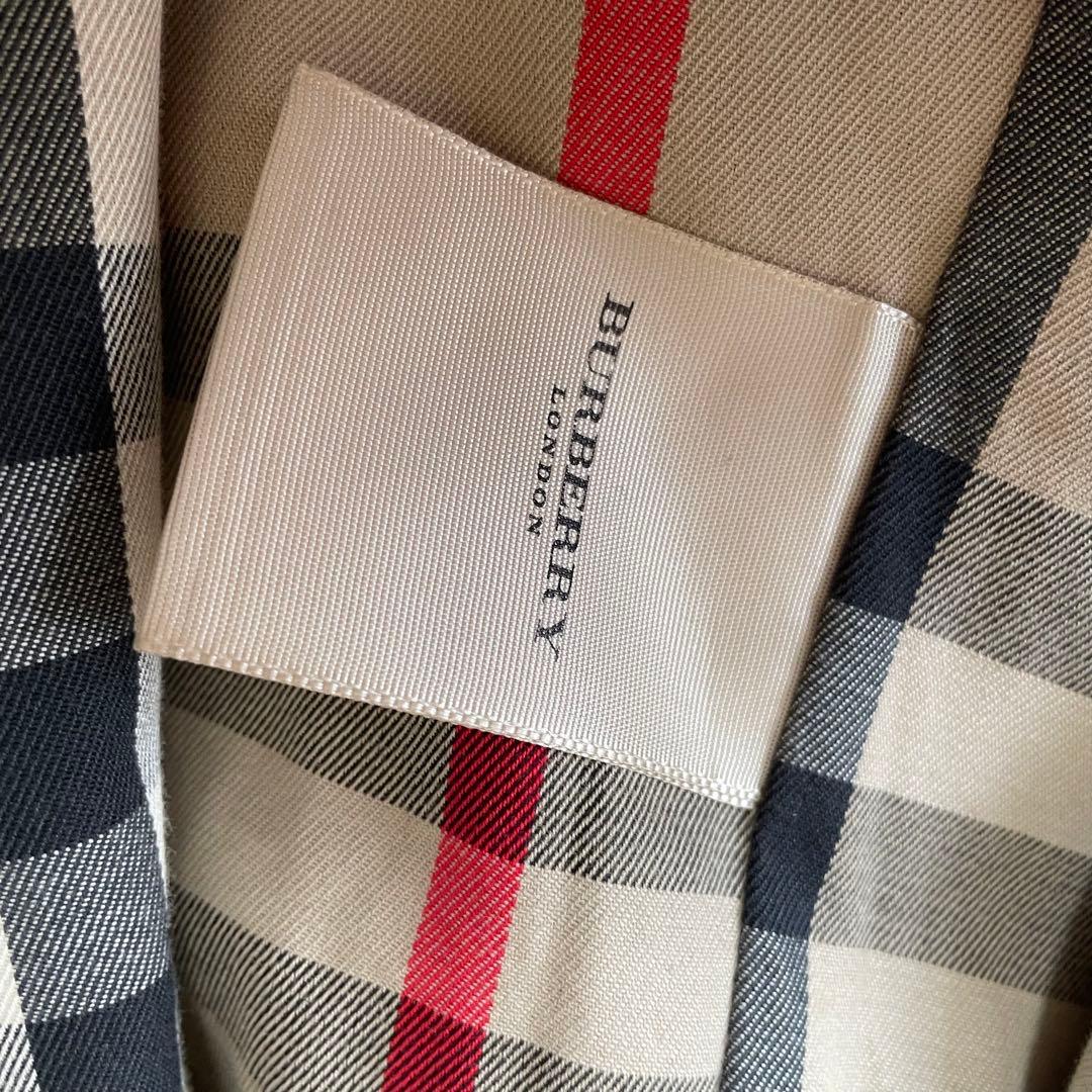 【2XL相当】バーバリーロンドン　ステンカラーコート　ライナー　メガチェック