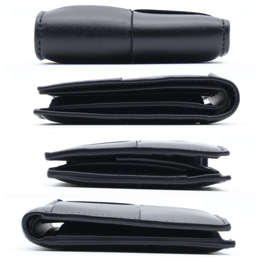 【超極美品】BOTTEGAVENETA ICチップ 二つ折り財布　カセット　黒