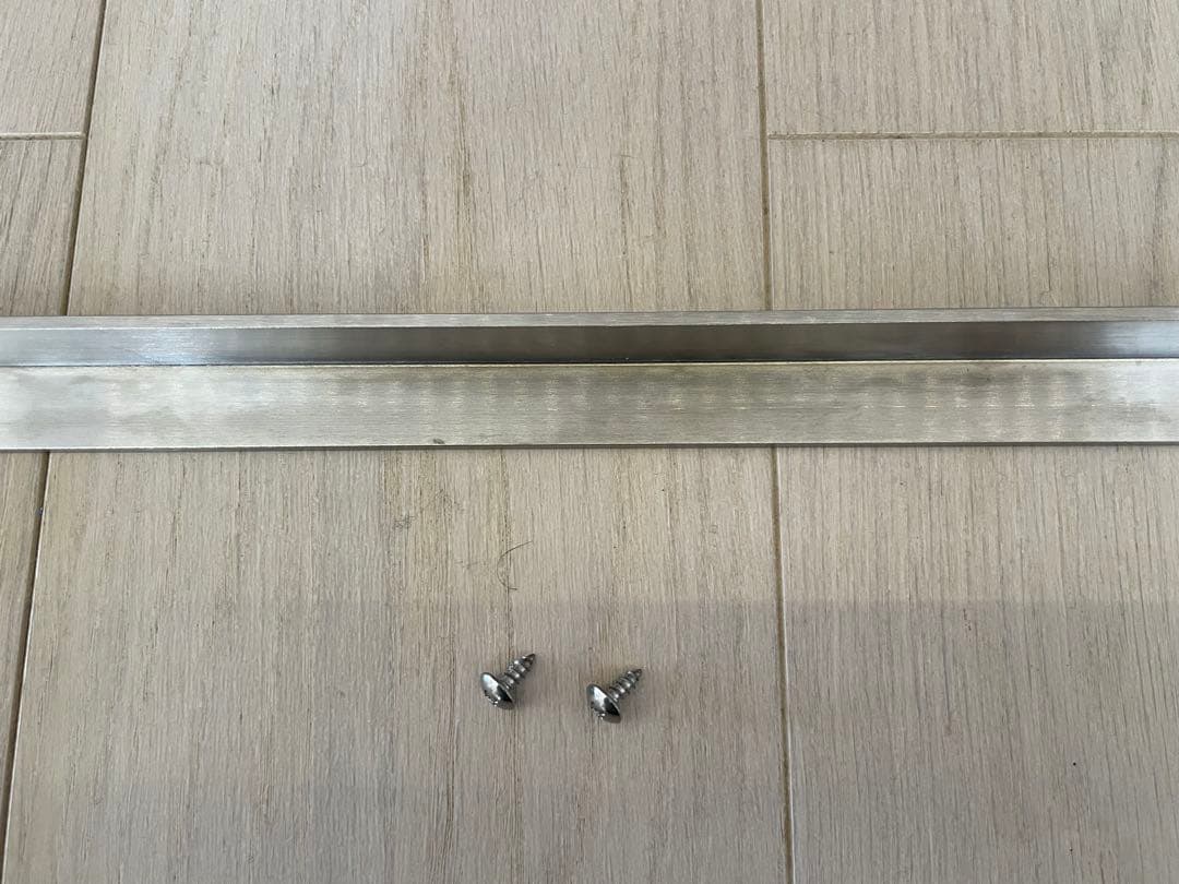 「最高級ステンレス」ブラックデザイン　合舎用　エッジスタンド取り付けバー