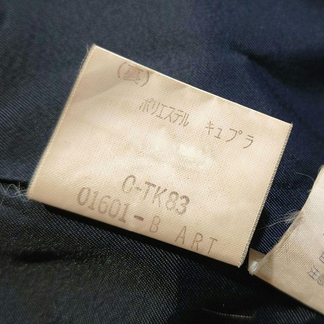 90年代★Burberrys’バーバリーズ★シルクネイビーステンカラーコート★M