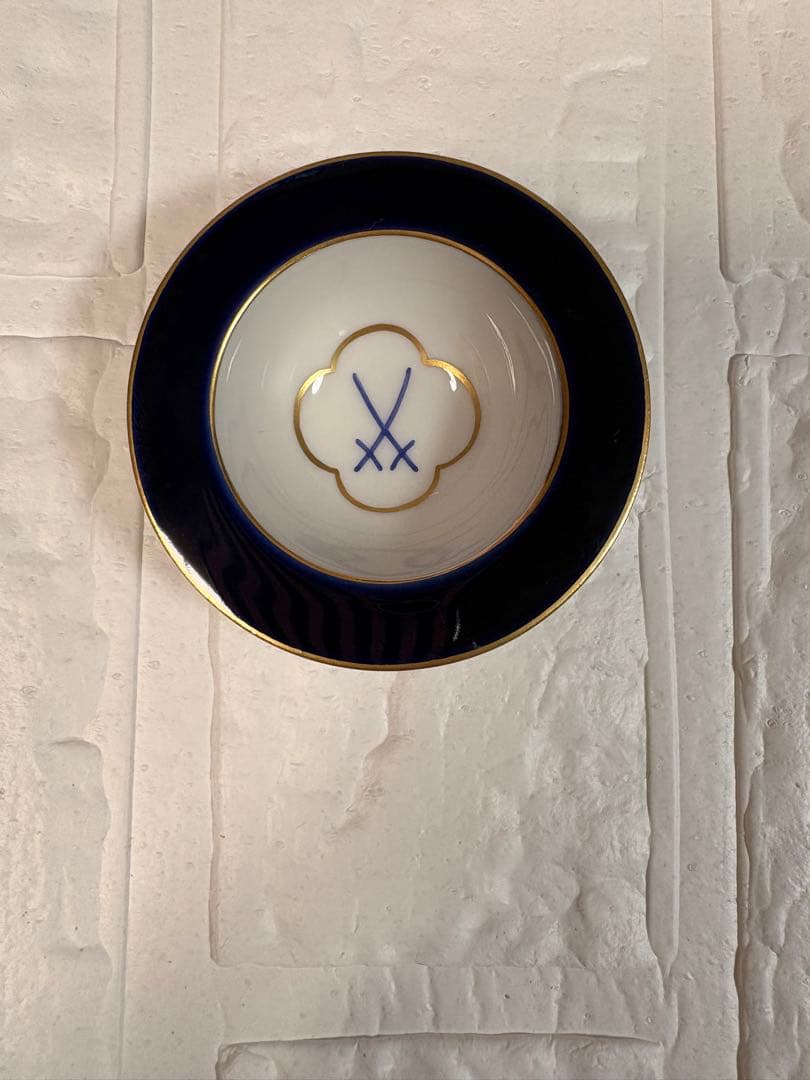 Meissenマイセン双剣マーク小皿