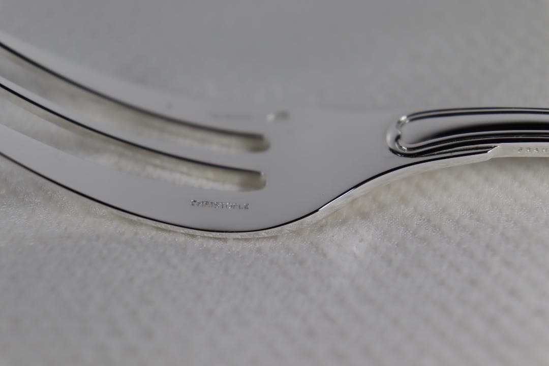 クリストフル■スターリング925製ケーキフォーク■ジュベール■極上の個体です！