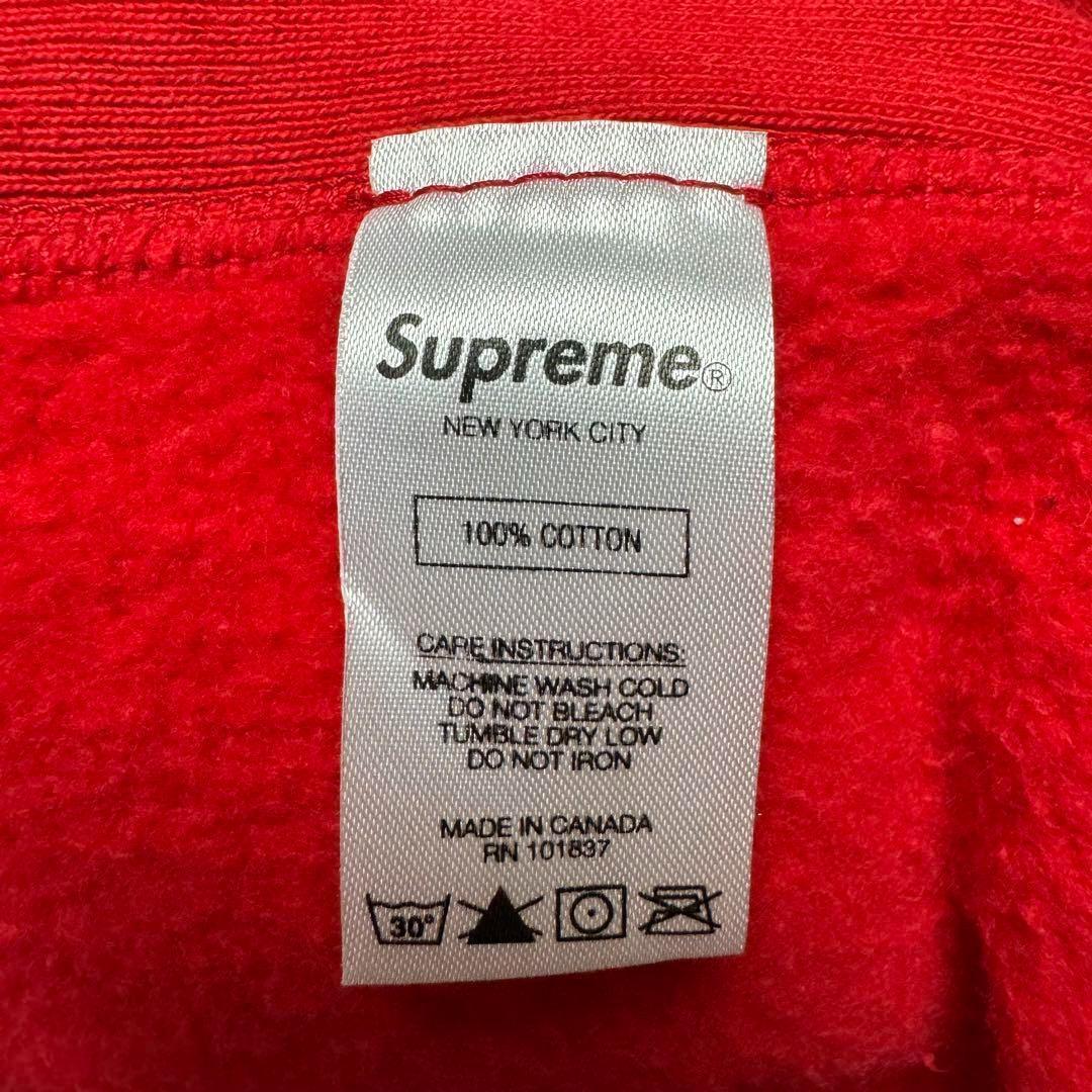 422【即完売モデル】シュプリーム　Sロゴ　刺繍ロゴ　レア　入手困難　パーカー