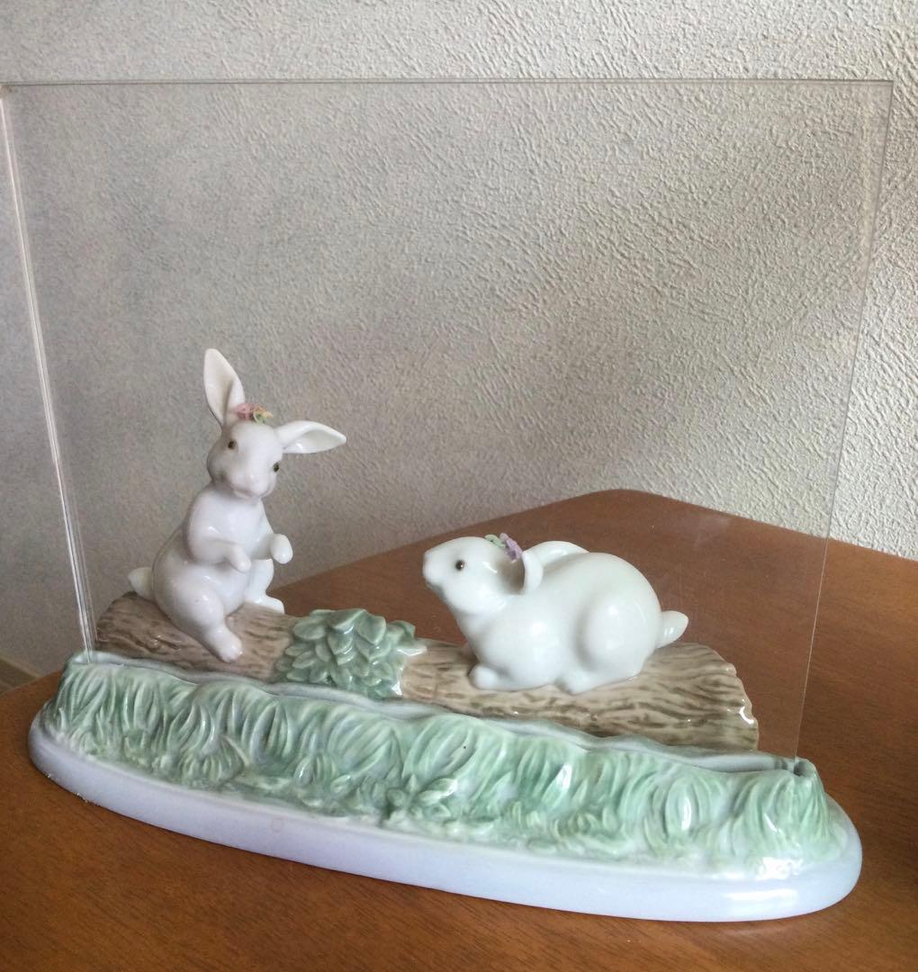 リヤドロ　ウサギ 写真立て