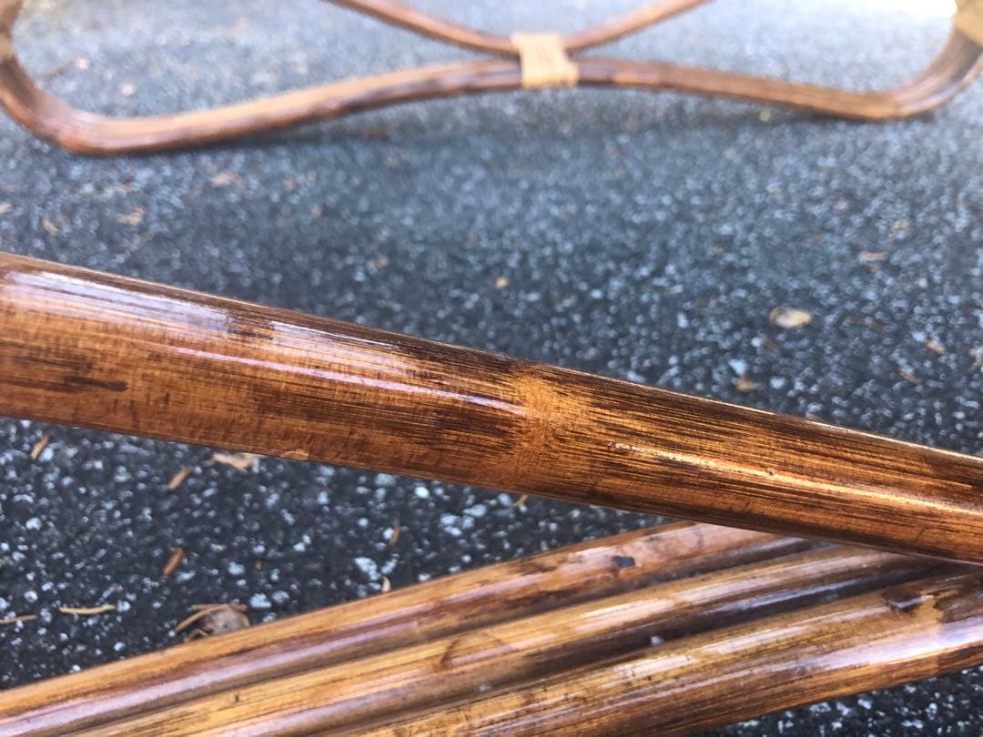 【期間限定出品】ヴィンテージ 籐　ラタンテーブル　※送料込