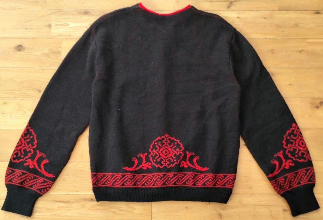 PENDLETON ペンドルトン 70's カーディガン M 黒/赤 アメリカ製