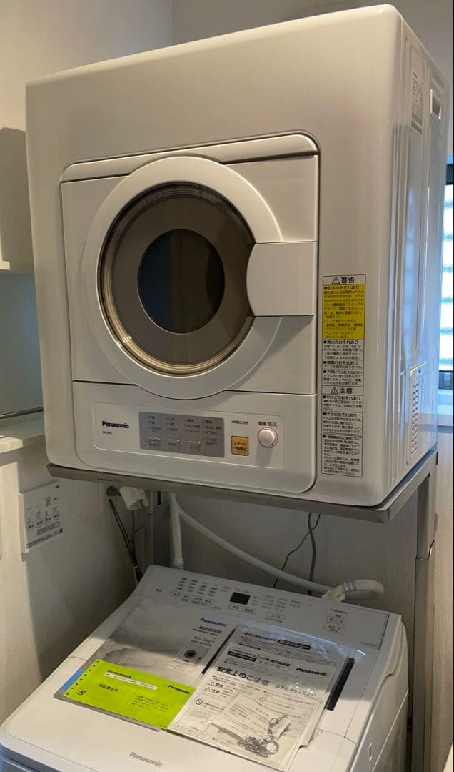 電気衣類乾燥機 Panasonic NH-D603 & ユニット台 N-UF11
