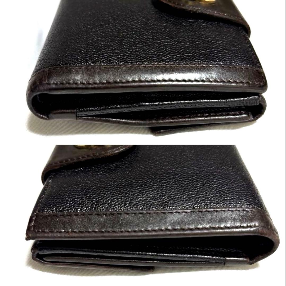 ✨美品✨BVLGARI ブルガリ 折財布　グレインレザー　ゼロワン　シリアルあり