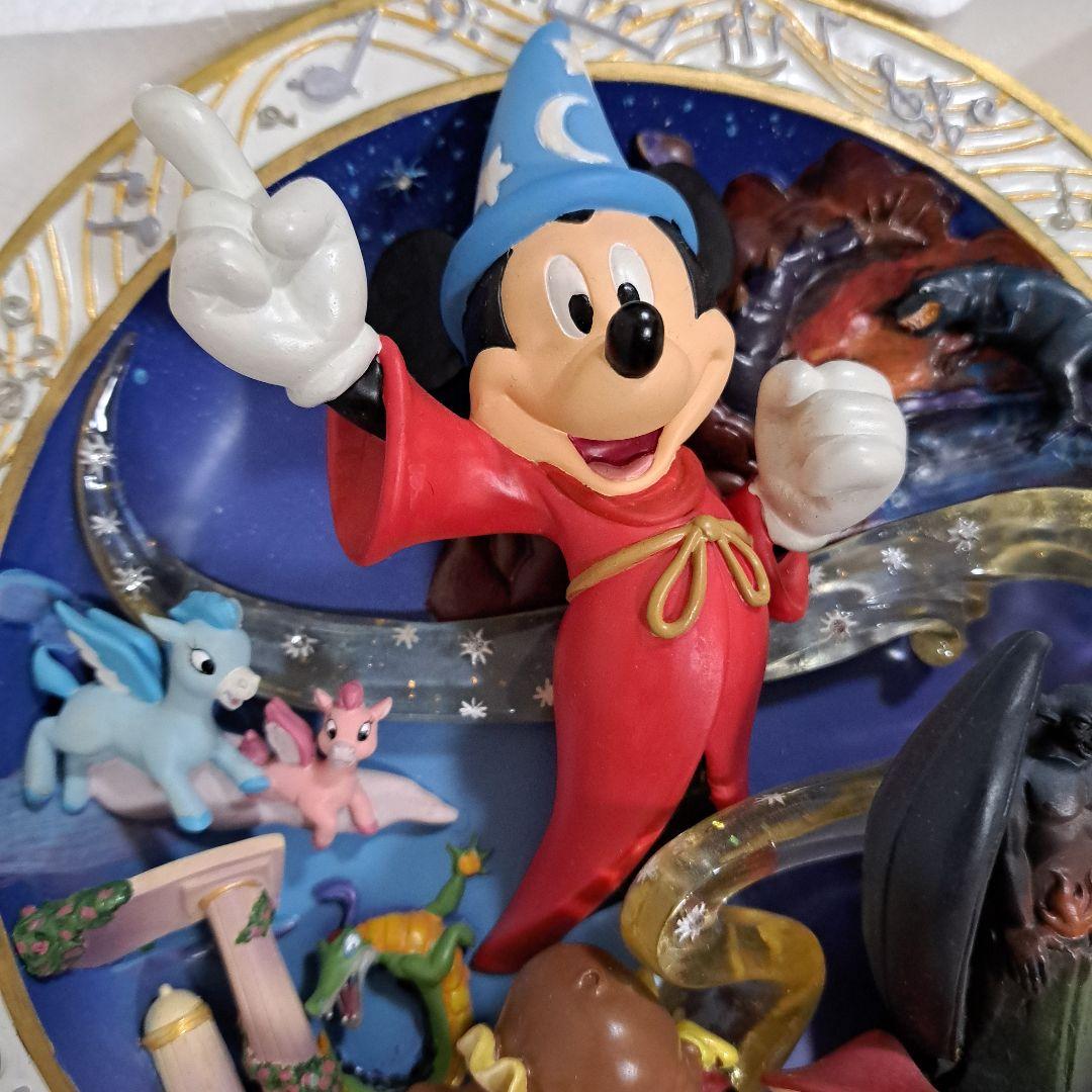 ディズニー　ソーサラーミッキー　3Dプレート 5000個限定　インテリア