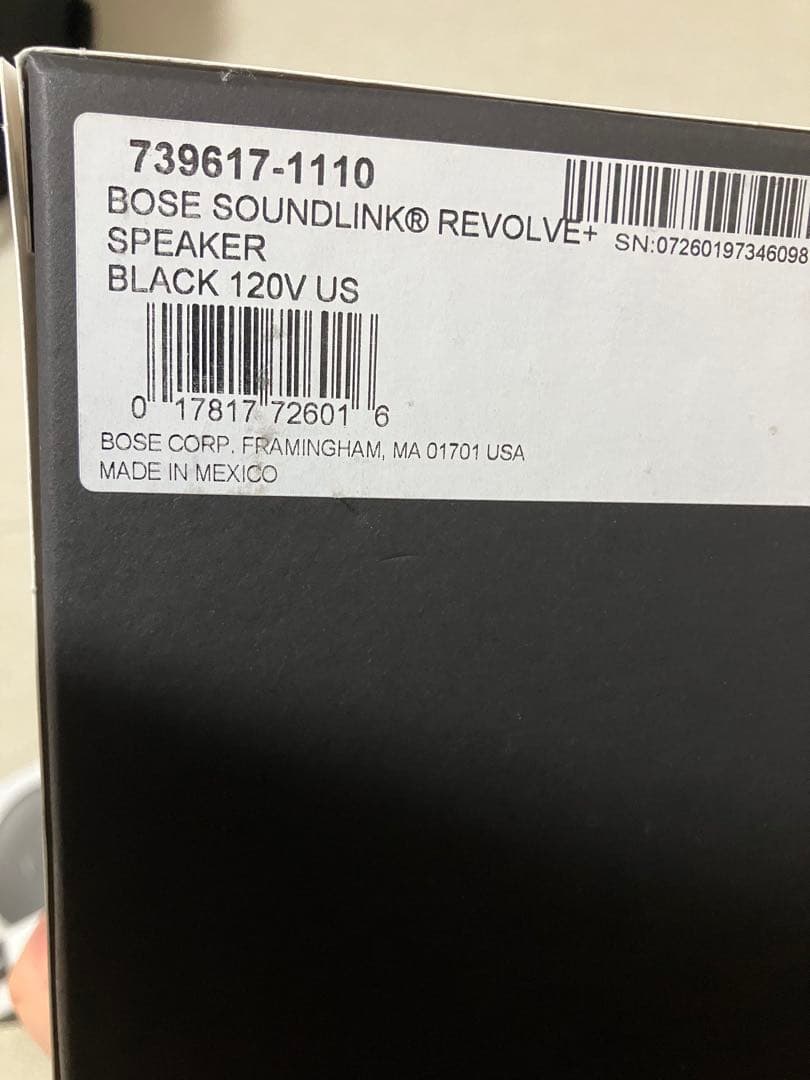 【エリザベス】BOSE SoundLink Revolve+