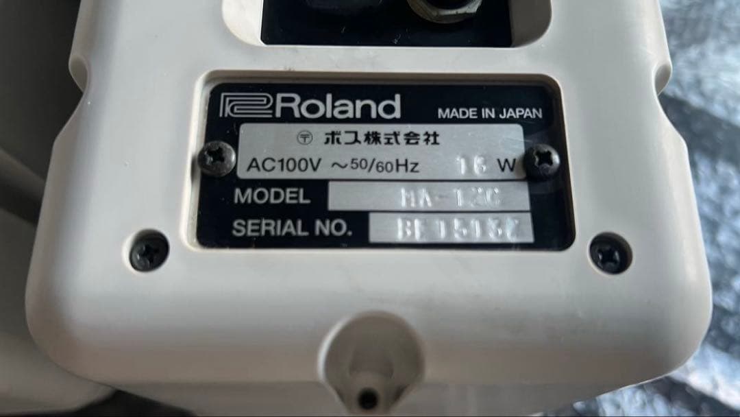 【動作品】Roland ローランド MA-12C アンプ モニタースピーカー
