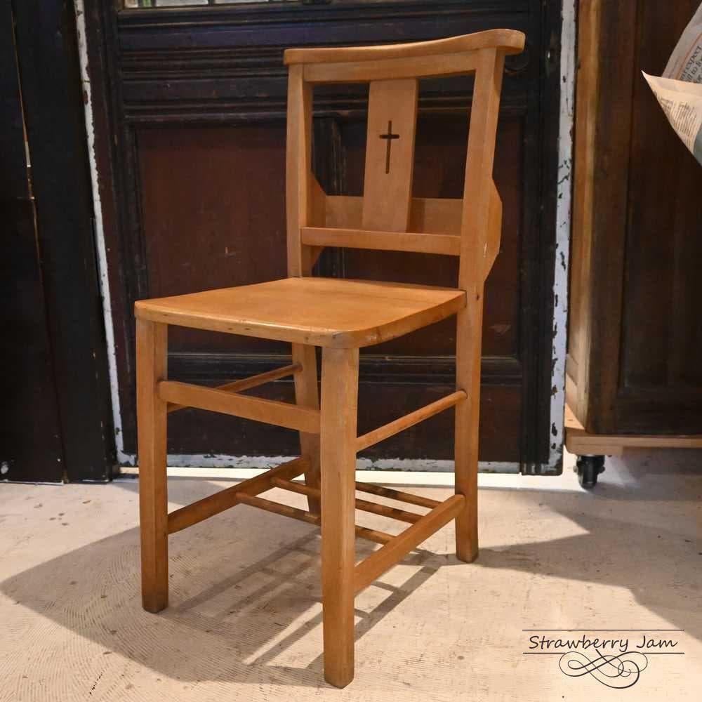 L3710-14-5 英国アンティーク チャーチチェア ダイニングチェア チェア