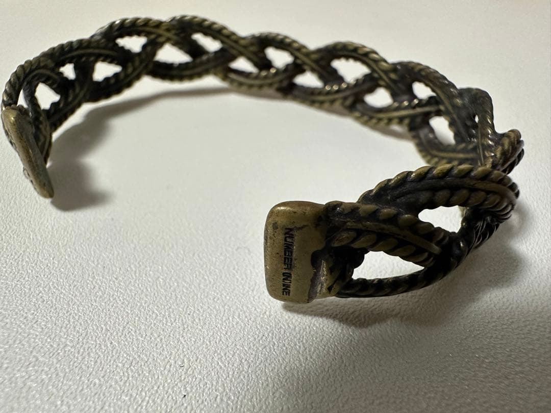 NUMBER(N)INE ×JAMMADE ブレイディング編込みバングル