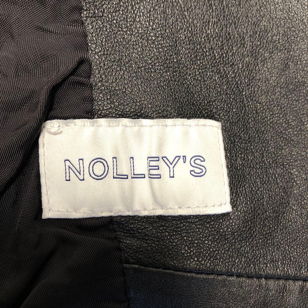 こにゃら 様用【NOLLEY'S 】ラムレザー　ライダースジャケット　黒