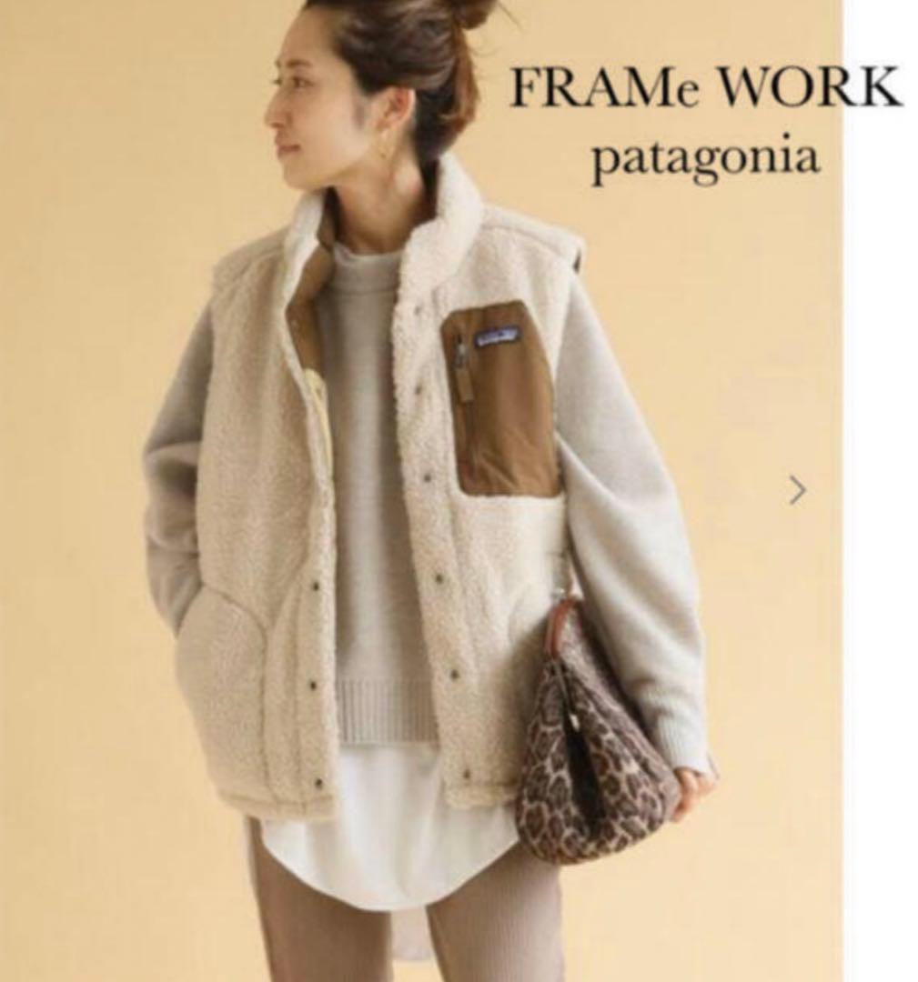 パタゴニア リバーシブル ビビーダウンベストFRAMeWORK購入Sサイズ