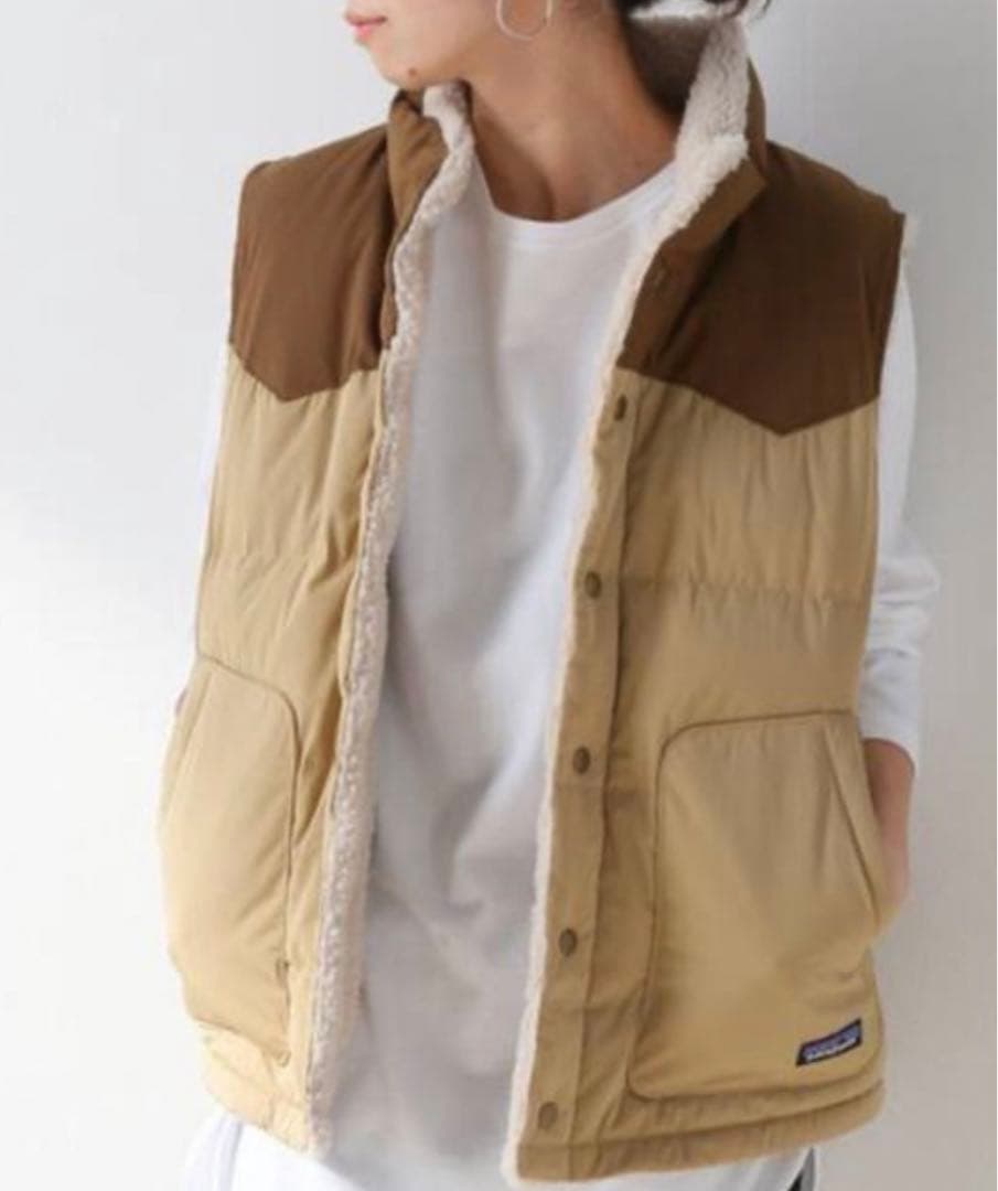 パタゴニア リバーシブル ビビーダウンベストFRAMeWORK購入Sサイズ