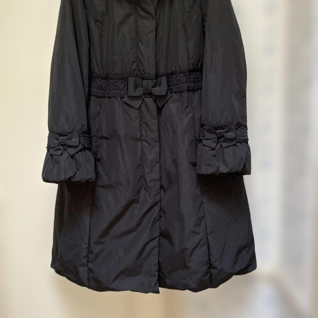 スーパービューティー Super Beauty ダウンロングコート　ブラック