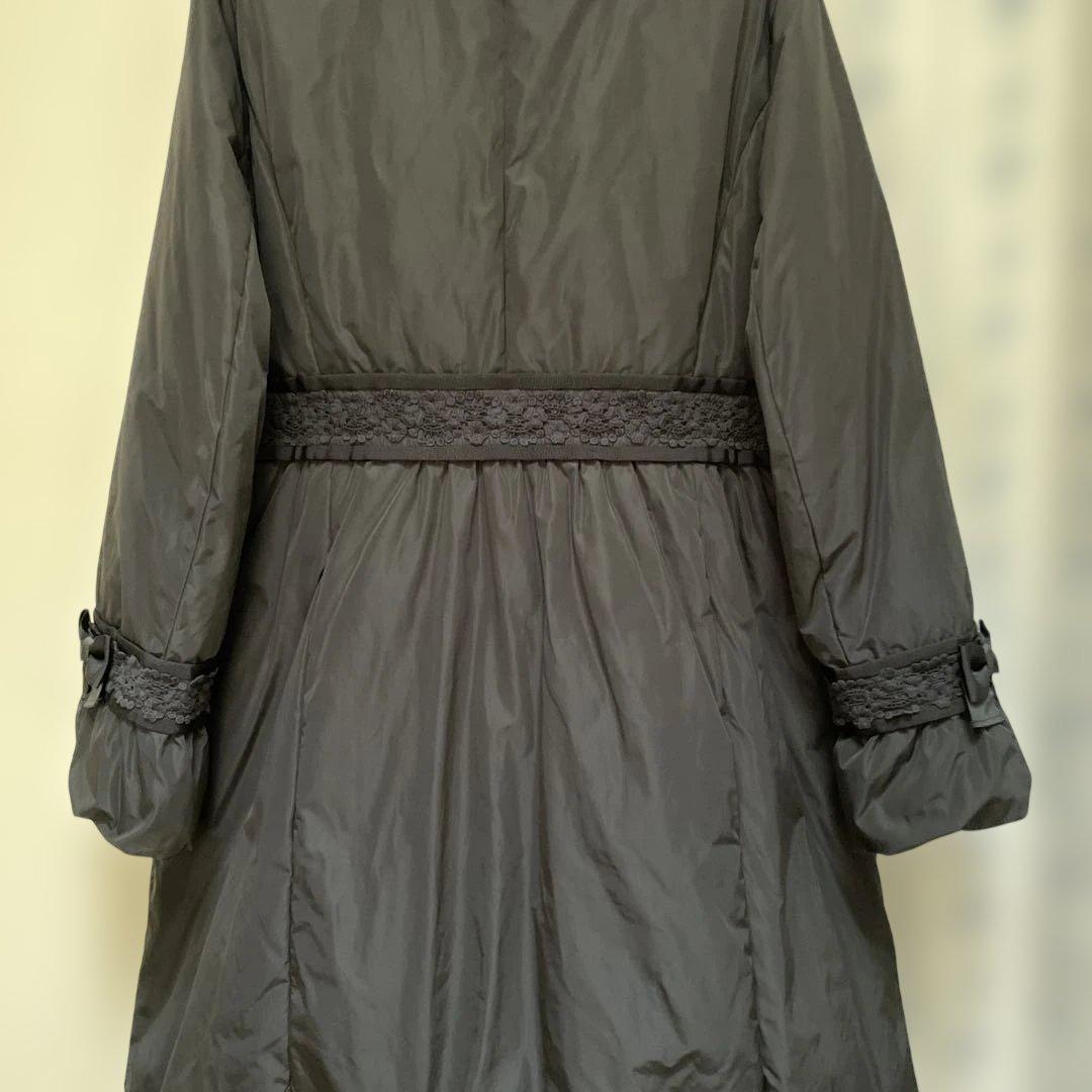 スーパービューティー Super Beauty ダウンロングコート　ブラック