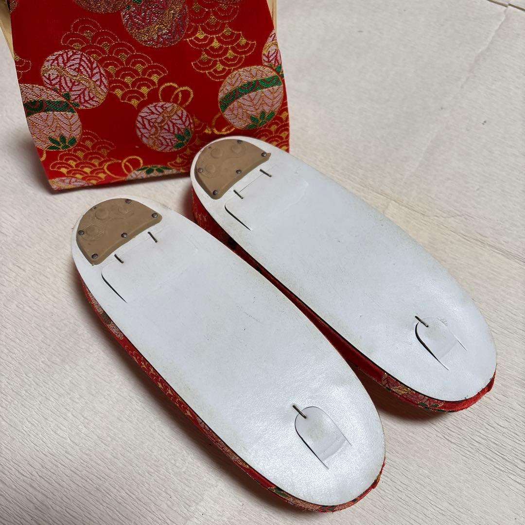 七五三　着物セット　7歳　友禅　部分絞り　赤色