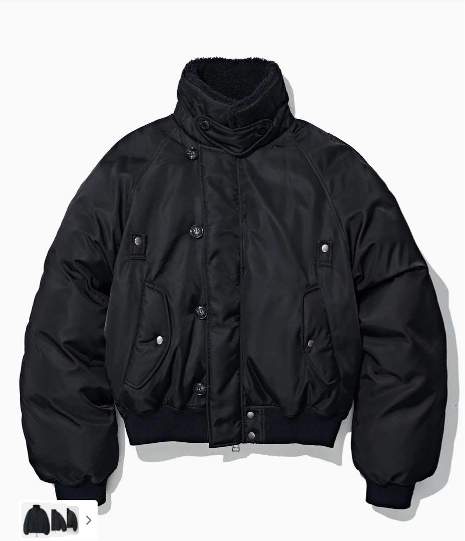 partimento 1950 N2Bミリタリーショートパーカブラック