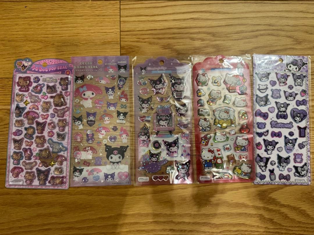 17枚セット　サンリオ　うるちゅる　ドロップジュエリー　ボンボンドロップシール