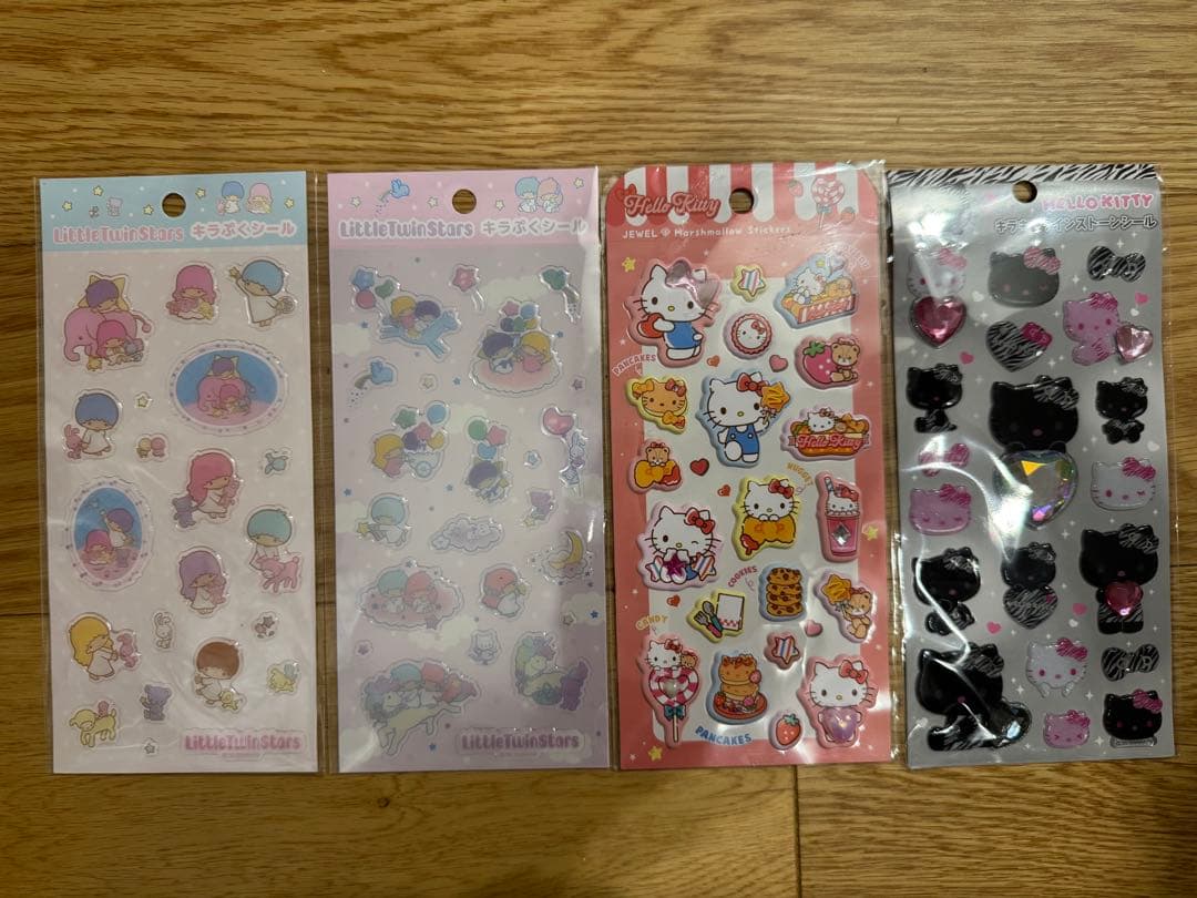 17枚セット　サンリオ　うるちゅる　ドロップジュエリー　ボンボンドロップシール