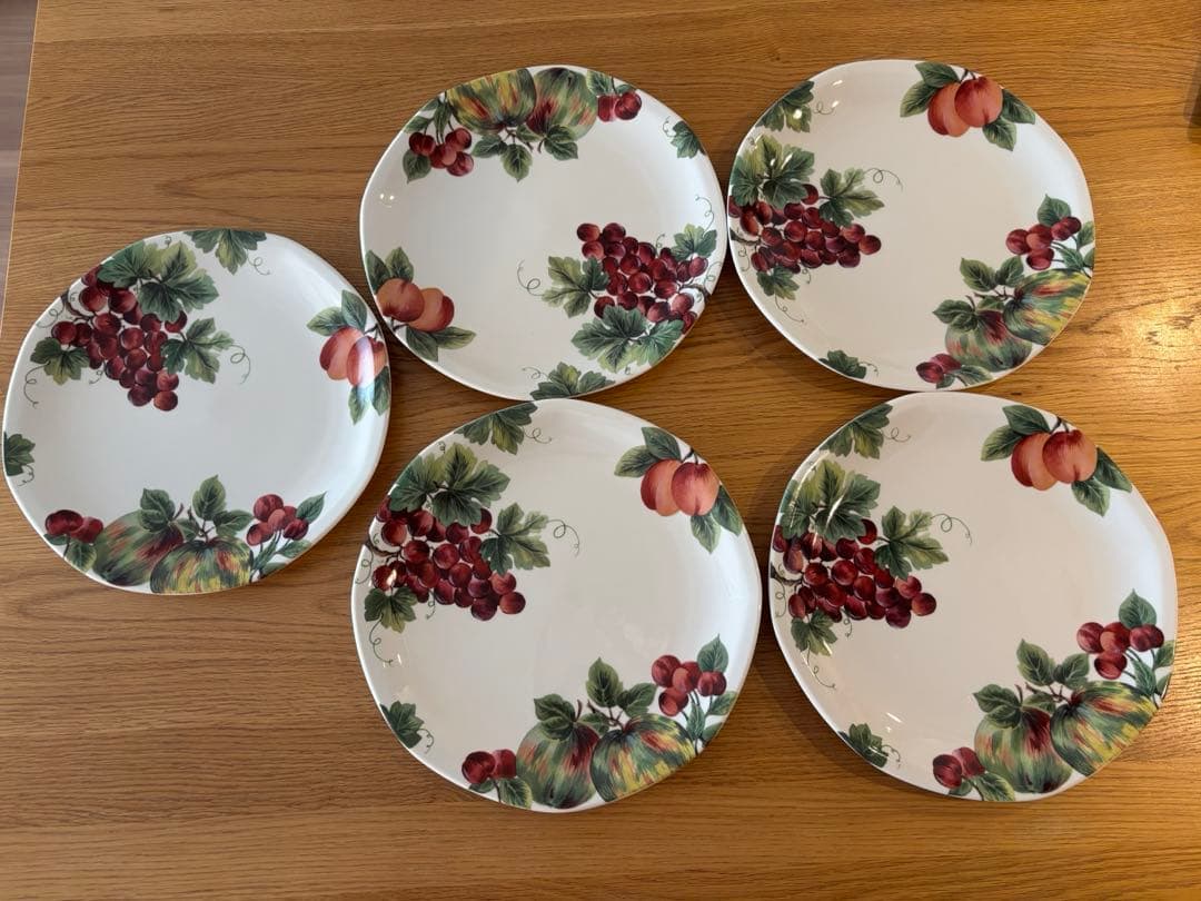 ロイヤルドルトン　ヴィンテージグレープ5枚セット　27cm