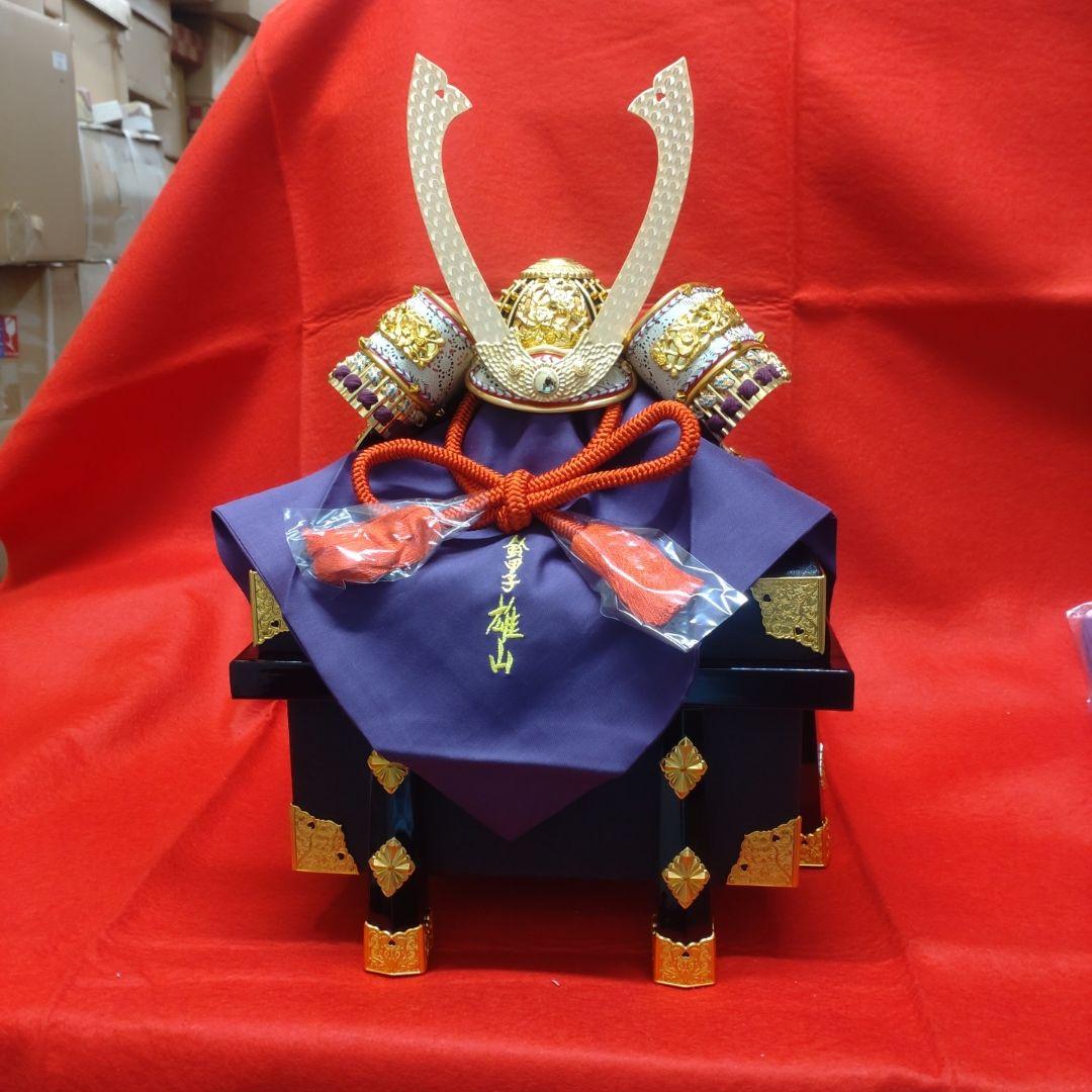 【雛蔵】純金箔押赤糸縅之兜