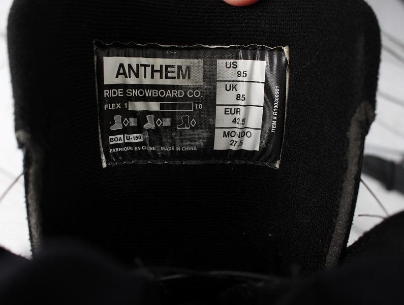 21-22 RIDE ANTHEM BOA スノーボードブーツ 27.5cm